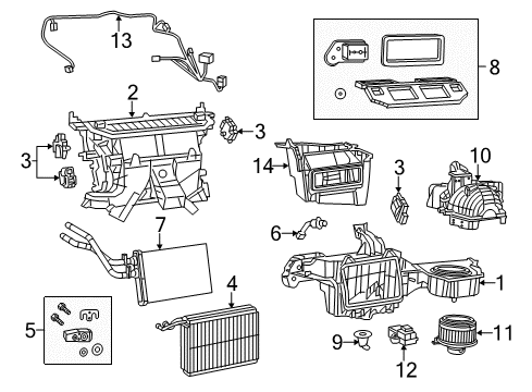 Mopar 68233776AB Dash Control Unit
