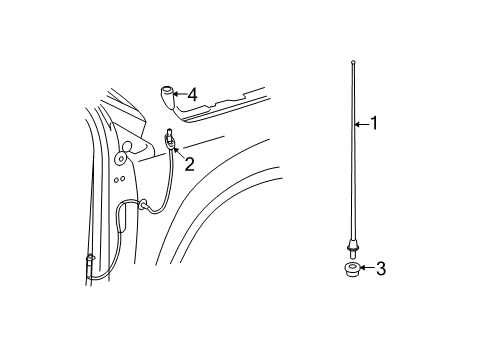 Mopar 68032962AA Receiver Bracket