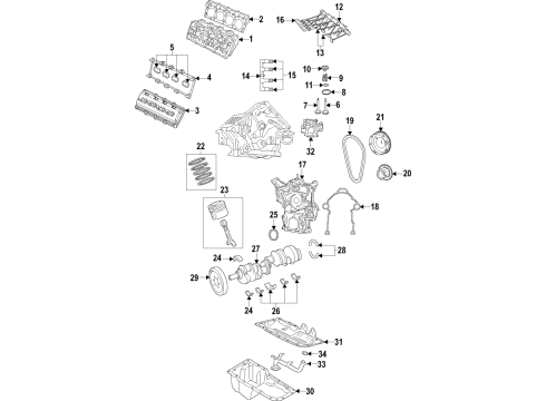 Mopar 68223203AB Lower Overhaul Gasket Kit Mopar 68223203AB Lower Overhaul Gasket Kit
