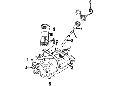 Mopar 4815132AB Tire Pressure Sensor