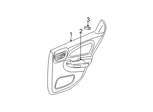 Mopar 5023220AA Pull Pocket Bracket