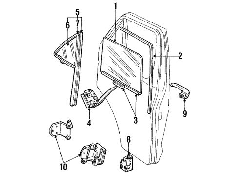 Mopar 3760130 Latch Clip