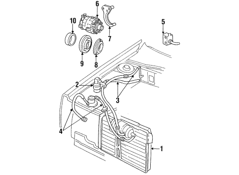 Mopar 4773379 Discharge Hose Mopar 4773379 Discharge Hose