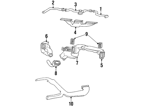 Mopar 55116239AC Rear Duct