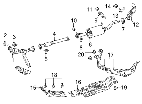 Mopar 57009410AA Converter - Exhaust