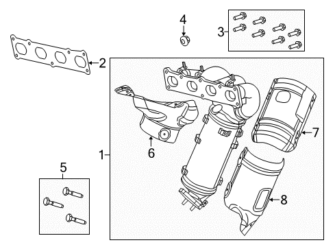 Mopar 4893677AD Manifold Gasket Mopar 4893677AD Manifold Gasket