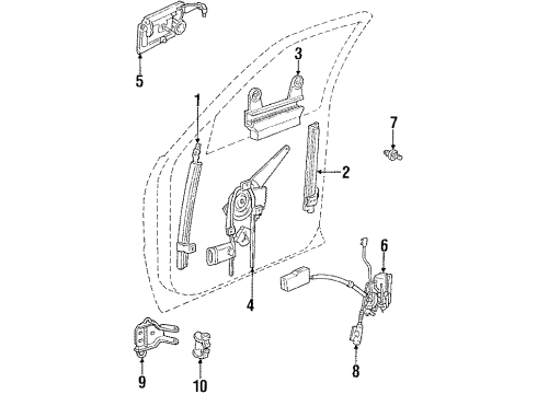 Mopar 4615382 Hinge Mopar 4615382 Hinge