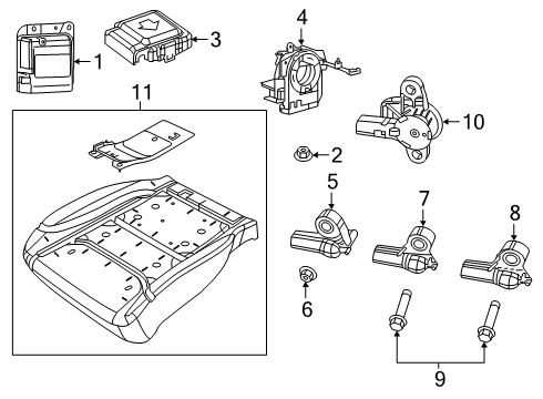 Mopar 68606352AA Position Sensor