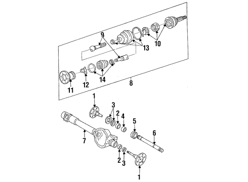 Mopar 52067521 Outer Boot