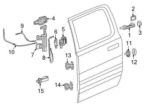 68564164AB Mopar WIRING-REAR DOOR