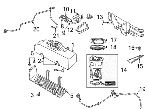 Mopar 5114297AB Fuel Pump Mopar 5114297AB Fuel Pump