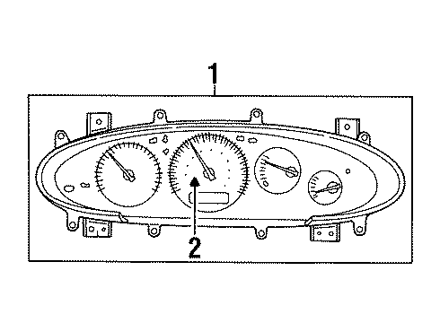 Mopar 4671396AC Cluster Assembly