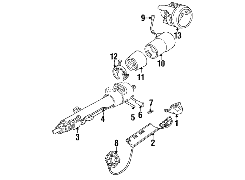 Mopar 3747192 Ignition Switch 3747192 Mopar Ignition Switch