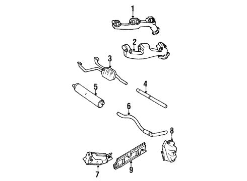 Mopar 52103017 Muffler