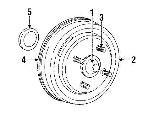 Mopar 5011628AA Backing Plate