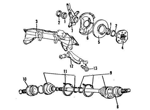 Mopar MF106123 Lower Control Arm Bolt
