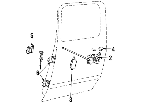 Mopar 4354885 Actuator, Passenger Side