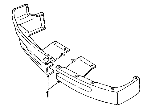 Mopar 5BE80KSD Lower Deflector