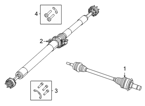 Mopar 68459662AD Shaft - Drive