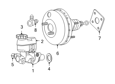 Mopar 5015158AA Brake Booster
