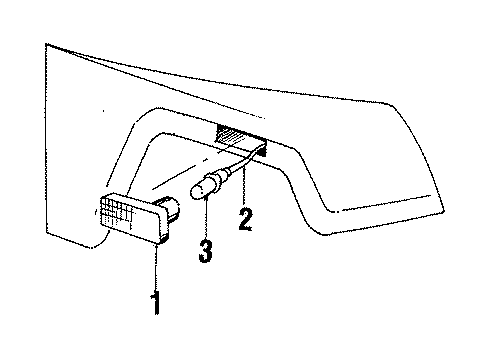 Mopar J0994020 Side Marker Lamp
