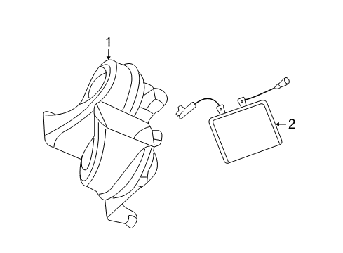 Mopar 56050127AF Hazard Switch 56050127AF Mopar Hazard Switch