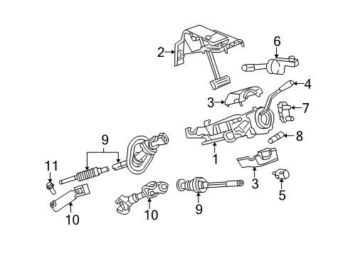 Mopar 5143944AA Gear Shift Assembly