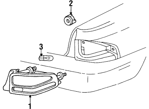 Mopar 5016115AA Tail Lamp Assembly