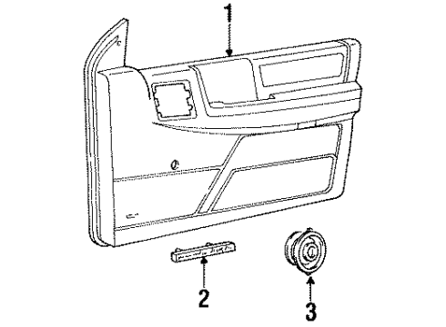 Mopar 4798799 Reflector 4798799 Mopar Reflector