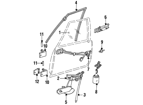 Mopar 4184060 Window Regulator