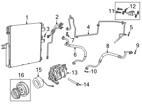 Mopar 57009201AA LINE-A/C LIQUID