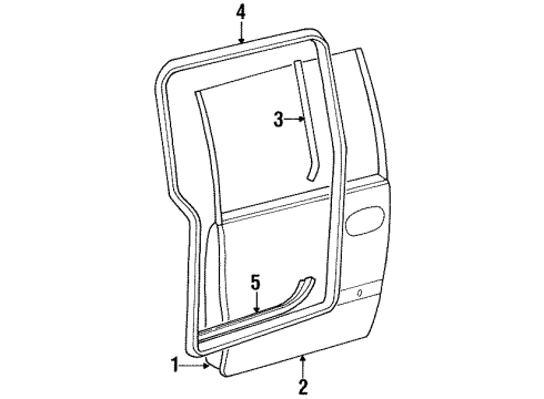 Mopar 4675662AB Outer Panel