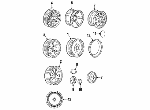 Mopar 3880966 Wheel Cover