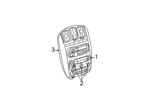 Mopar 5134769AB Dash Control Unit