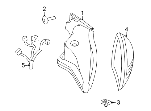 Mopar 5030242AA Tail Lamp Shim