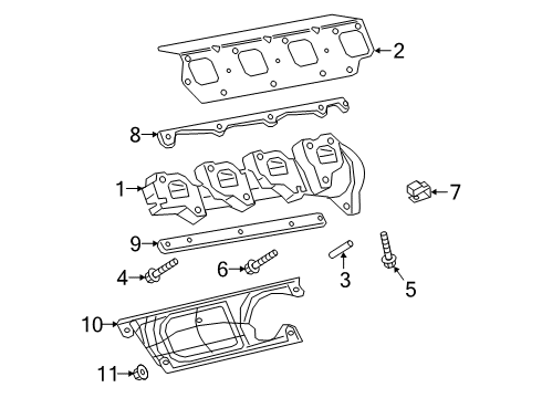 Mopar 68596488AA Shield - Exhaust Manifold