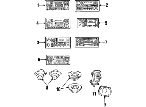 82206327 Mopar Radio
