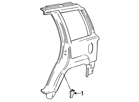 Mopar 55294944 Molding, Black