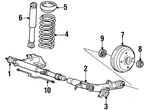 Mopar MB584761 Rear Wheel Bearing