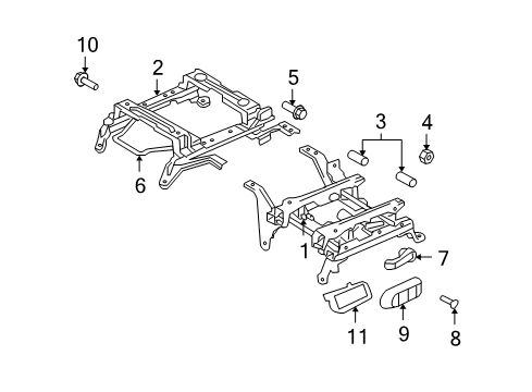 Mopar 5179638AA Recline Handle Bolt Mopar 5179638AA Recline Handle Bolt