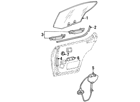 Mopar 5261808 Belt Weatherstrip
