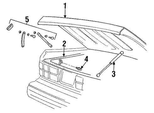 Mopar 5241308 Lift Cylinder