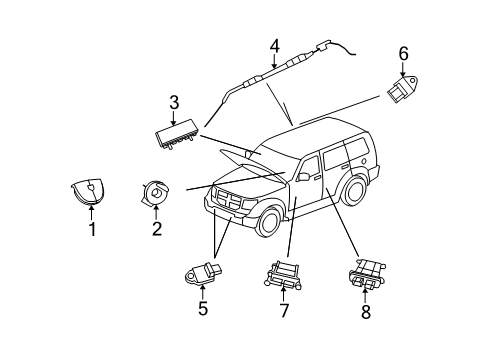 Mopar 56054155AE Control Module