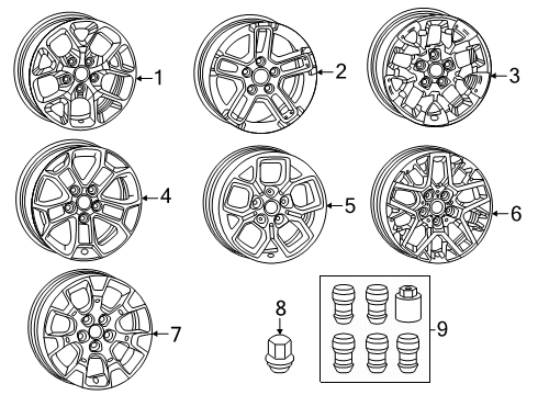 Mopar 4755304AA Wheel - Steel