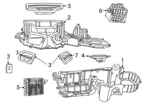 Mopar 4885521AA Heater Core O-Ring