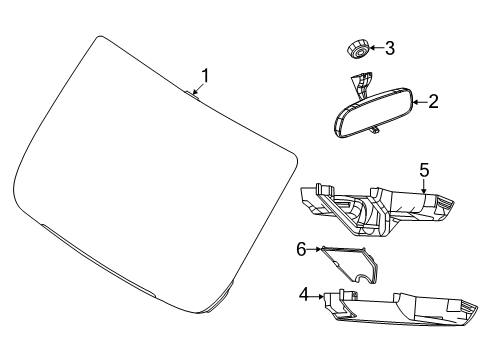 Mopar 68563796AA Module - Forward Facing Camera