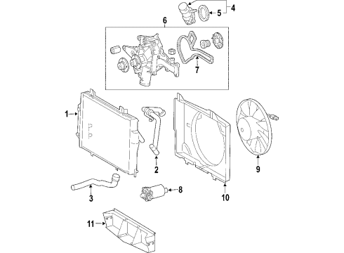 Mopar 5097161AB Water Inlet