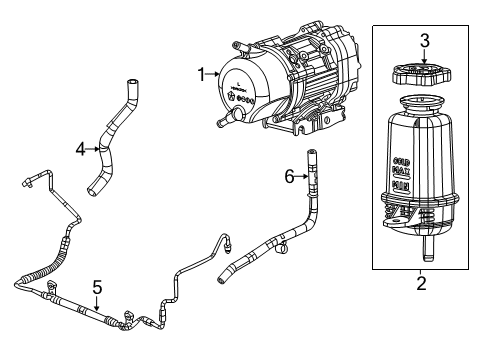 Mopar 68630796AA Pump - Power Steering