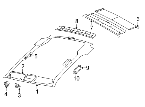 Mopar 68021910AA Grip Handle Spacer