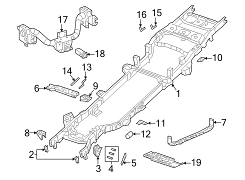 Mopar 68724138AA Frame - Chassis Mopar 68724138AA Frame - Chassis
